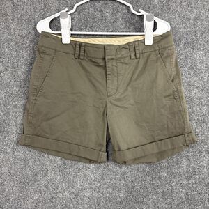 Vince Shorts Womens Size 8 Khaki Green Outdoors Preppy Classic